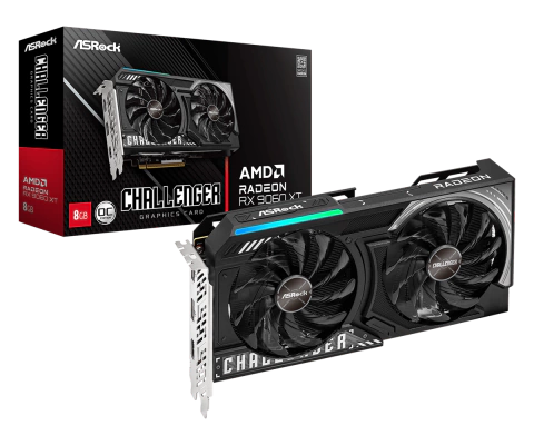 PLACA DE VIDEO ASROCK RX9060XT CL 8GO