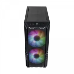 Gabinete COOLER MASTER HAF 500 Gris Mid Tower RGB S/Fuente