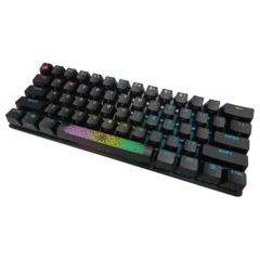 Teclado Corsair K70 PRO Mini Wireless RGB 60 Mecanico Cherry MX Black PBT