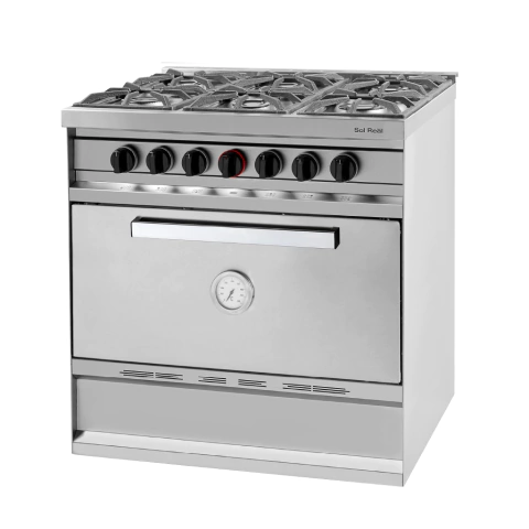 Cocina Mini 6 Horn. c/ Rejas de Fundición y Puerta de Acero (517) - comprar online