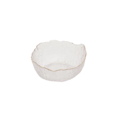 Imagem do Bowl Martelado com Borda Dourada