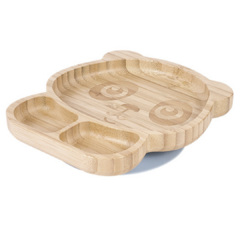 Prato de Urso em Bambu com Ventosa | Azul - comprar online