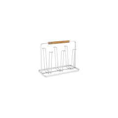 Escorredor de Copos Metalla Branco - BRIZZE CASA