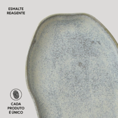 Travessa Oval Green Granite - loja online