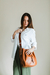 Bolsa Saco de Couro Caramelo - comprar online