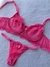 Conjunto sem bojo com Aro Gessica Rosa Neon na internet
