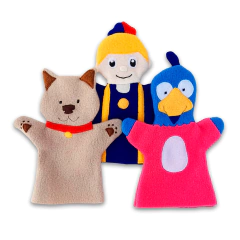 Combo de 3 títeres (Solcito/Koi/Picasso) - comprar online