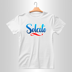 Remera de algodón. Niños. Color: Blanco/Negro en internet