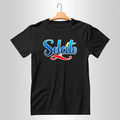Imagen de Remera de algodón. Adulto (Unisex) Color: Blanco/Negro