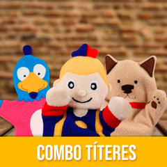 Combo de 3 títeres (Solcito/Koi/Picasso)