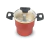 Cuscuzeiro Teflon Antiaderente Tampa de Vidro 16cm - comprar online