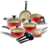 Conjunto Jogo Panelas 9 Pçs Teflon Tampas Vidro Antiaderente - comprar online