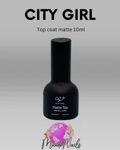 Top coat matte 10ml - City Girl