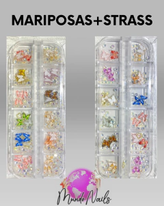 Mariposas + strass - comprar online