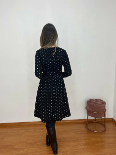 Vestido Veludo Manga Longa - comprar online