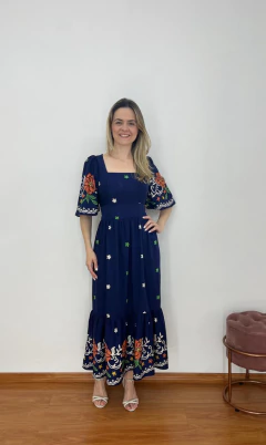 Vestido Luci - Viscolinho Estampado na internet