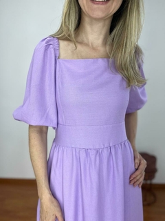 Vestido Roberta Lilás na internet