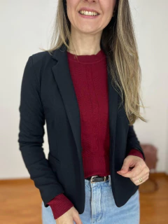 Blazer Cristal - Moletinho de Viscose com elastano forrado - Sodeci Moda