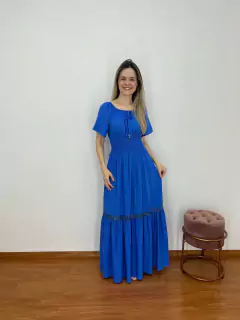 Vestido Bela Longo com Renda - loja online