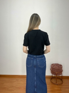 Saia Íris - Jeans escuro - Sodeci Moda