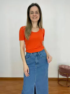 Saia Íris - Jeans na internet