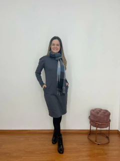 Vestido Moletom manga longa - comprar online