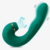 Vibrador de ponto G e clitóris com pulsação recarregável green na internet