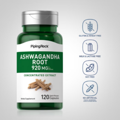 Ashwagandha Bufera 460mg X 120 Caps - Piping Rock USA - comprar online
