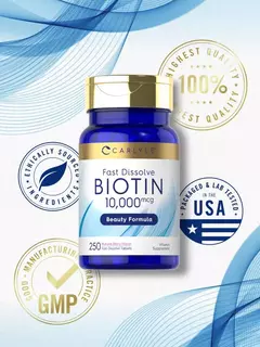 Biotin Max 10,000 Mcg - 250 Tabletas | Carlyle en internet