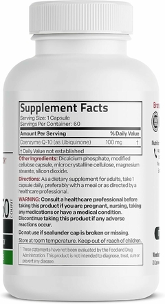 CoQ10 - 100 Mg X 60 Softgels | Bronson Usa - comprar online