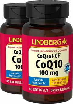 CoQSol-CF - CoQ10 - 100 Mg X 60 Softgels - Lindberg Usa