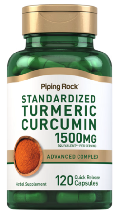 Turmeric Curcumin Complex 1500 Mg X 120 Capsulas - Piping Rock
