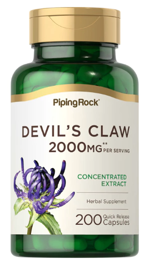 Devil's Claw - Garra Del Diablo 2000mg X 200 Capsulas Piping Rock