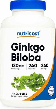 Ginkgo Biloba 120 Mg - 240 Cápsulas - NutriCost