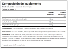 Acido Hialurónico Biodisponible 900 Mg 90 Capsulas - Piping Rock - Articulaciones - comprar online