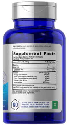 Krill Oil + Astaxantina 2000mg X 60 Caps - Horbaach Usa - Aceite Krill - comprar online