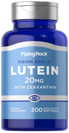 Luteina Con Zeaxantina 20 Mg X 300 Capsulas - Piping Rock