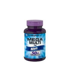 Mega Multivitaminico Men 50+ X 100 Comprimidos Piping Rock - comprar online