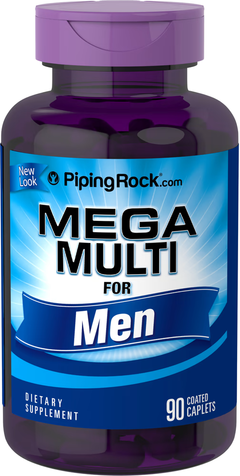 Mega Multi Vitaminico Men X 90 Comprimidos Piping Rock - comprar online