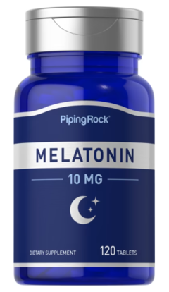 Melatonina 10mg - 120 Comprimidos - Piping Rock