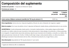 Cardo Mariano - Milk Thistle 3000mg x 100 Capsulas - Piping Rock - comprar online
