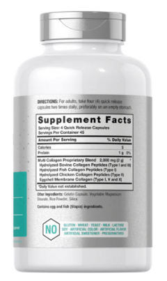 Multi Collagen Protein (colageno) X 180 Caps - Horbaach - comprar online
