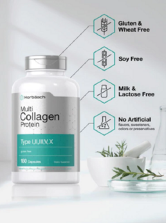 Multi Collagen Protein (colageno) X 180 Caps - Horbaach en internet