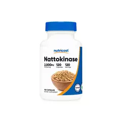 Nattokinasa 2000 Fus (100mg) X 120 Capsulas | Nattokinase NutriCost