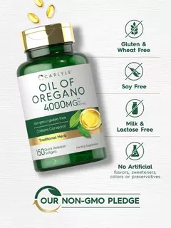 Oil Of Oregano 4000 Mg X 150 Softgels - Carlyle - Aceite de oregano - HealthCabin Suplementos Argentina