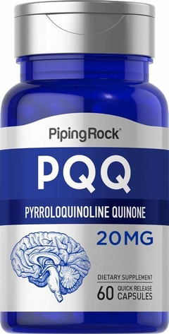 Pqq (pirroloquinolina Quinona) 20 Mg X 60 Caps. Piping Rock