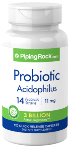 Probiotico Acidophilus 14 Strains / 11mg 3 Billon X 120 Caps