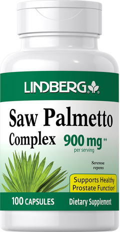 Saw Palmetto 900mg X 100 Capsulas - Lindberg Usa