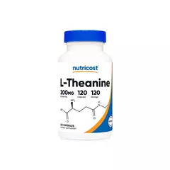L-teanina / L-Theanine 200 Mg x 120 Capsulas | Nutricost