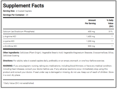 Tri-amino Complex -- L-arginina L-ornitina L-lysina -- Piping Rock - comprar online